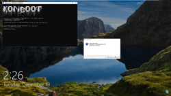 Kon-Boot automatically executing Powershell script with system privileges