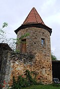 Ehemaliges Schloss, Rundturmstumpf an der Südostecke