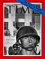 Image 30Time magazine (October 7, 1957), featuring Army paratroopers at Little Rock. (from History of Arkansas)
