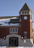 Außenansicht der Büros der Naperville Township-verwaltung.